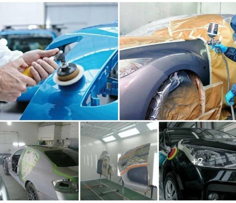 Кузовной ремонт, полировка и покраска автомобилей.