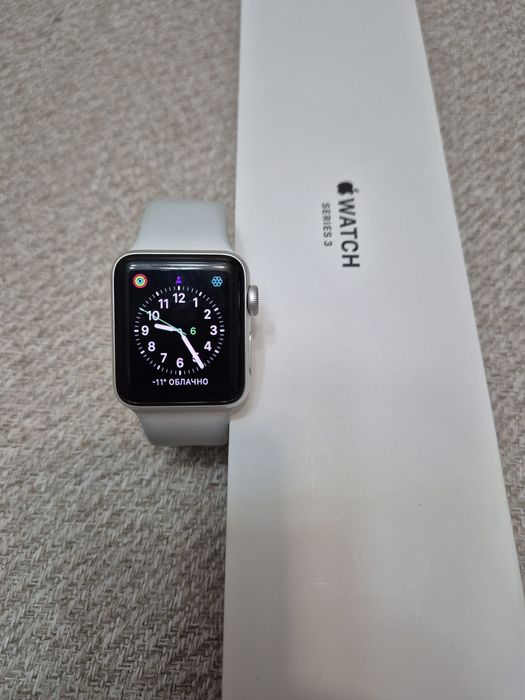 Продам Apple watch Series 3 38mm silver