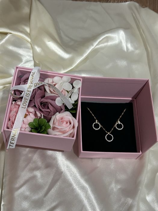 Набор мыльные розы + украшение