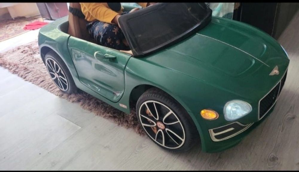 Bentley verde mașina de copii