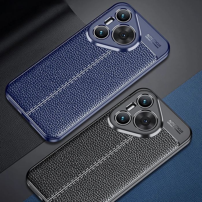 Huawei Pura 80 70 / Pro / Ultra / Лукс кейс гръб кожена шарка