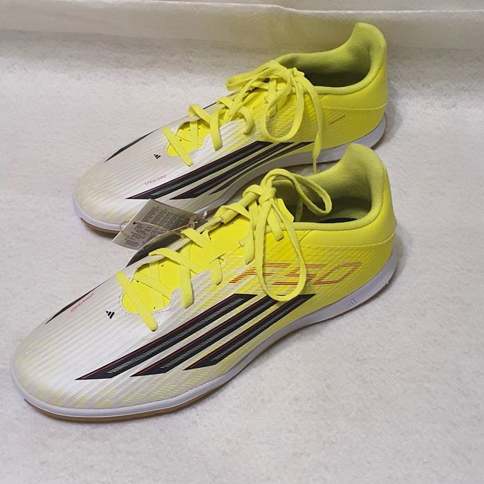 Adidas F50 Club IN Ghete Fotbal Sală, Galben-Negru, Mărimea 45 1/3