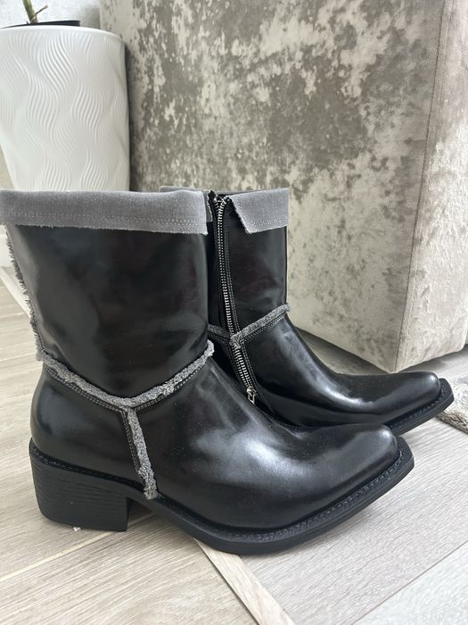 Черные мужские сапоги