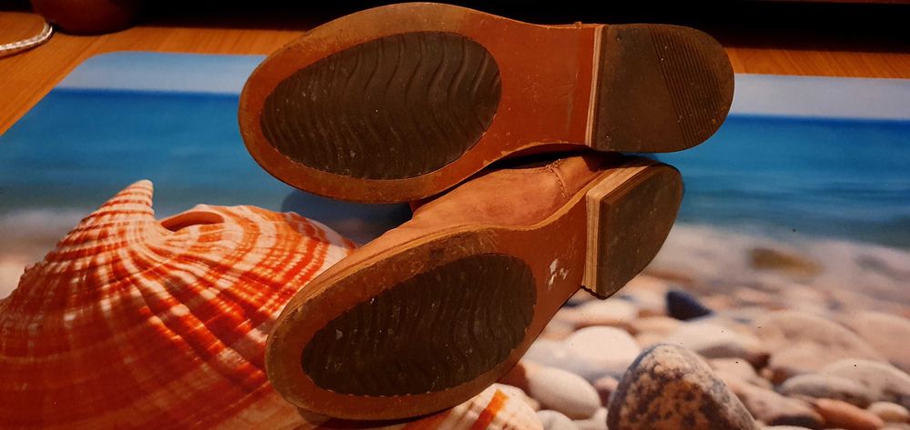 Clarks дамски боти естествена кожа 36 номер