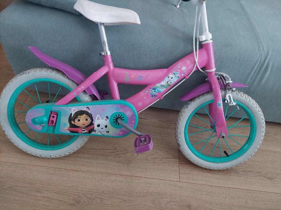 Bicicleta fetițe 3-5 ani Gabby dollhouse