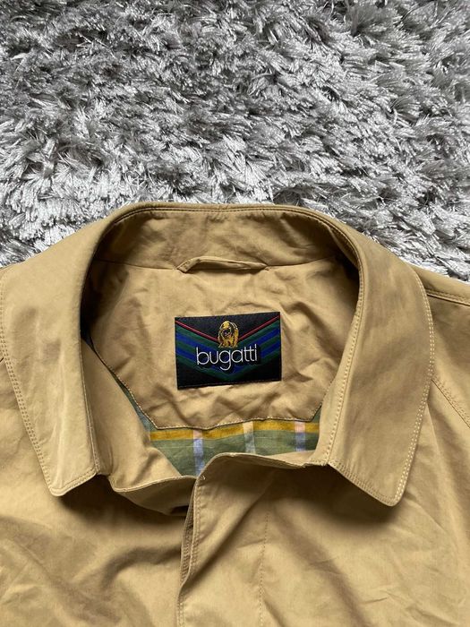 palton lung/trenci barbatesc bugatti crem