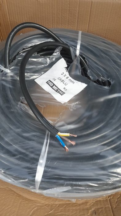 Cablu MYYM. 3 x 6 mm²  3x4 mm²
