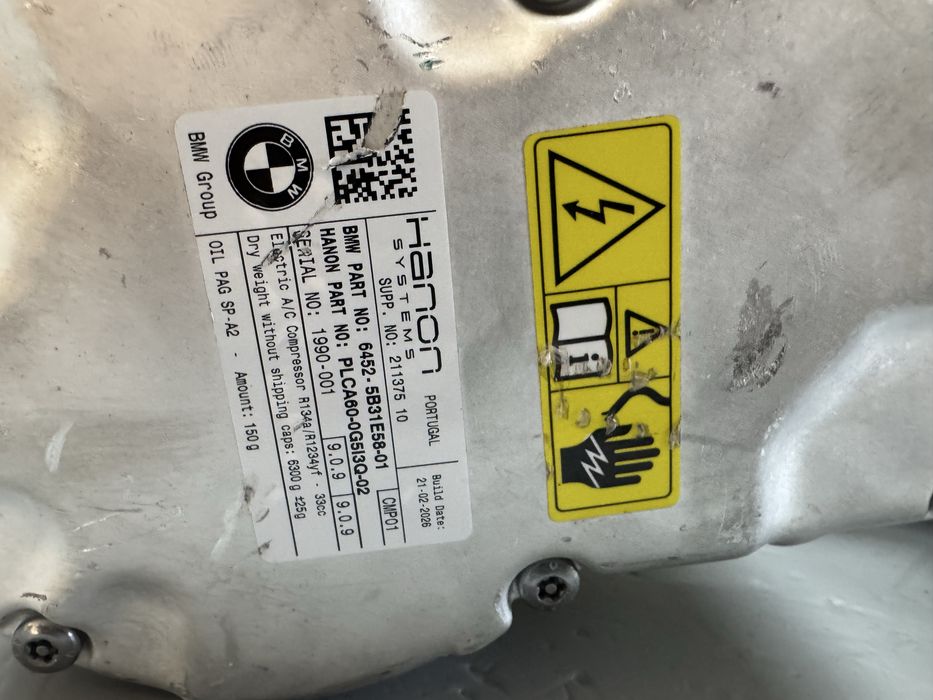 Compresor Clima / A.C Bmw G20 lci G60 G70 X3 G45 X5 G05 lci XM G09 U06 Hybrid