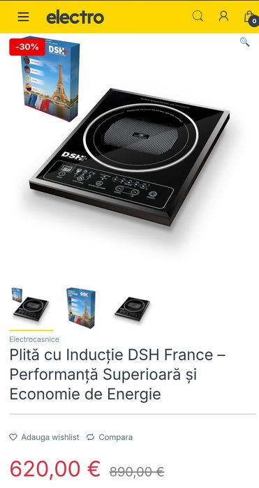 Plită cu inducție DSH