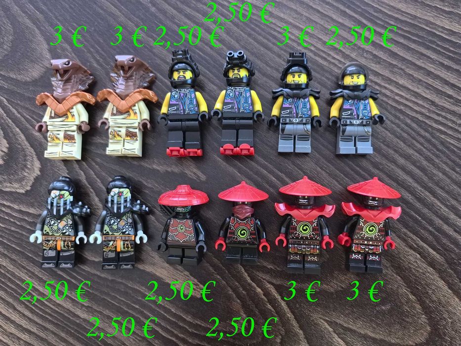 LEGO минифигурки рицари пирати нинджаго космос колекционерски стар уорс уестърн фортнайт властелинът на пръстените други ЧАСТ 3