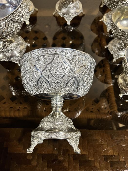 Набор чаш из мельхиора