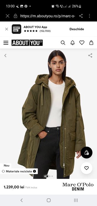 Parka  marime S produs nou