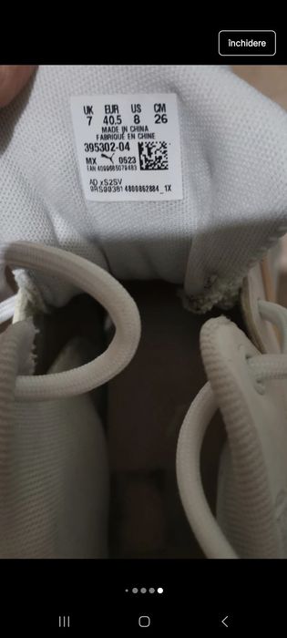 Ghete Puma 40.5 ca noi