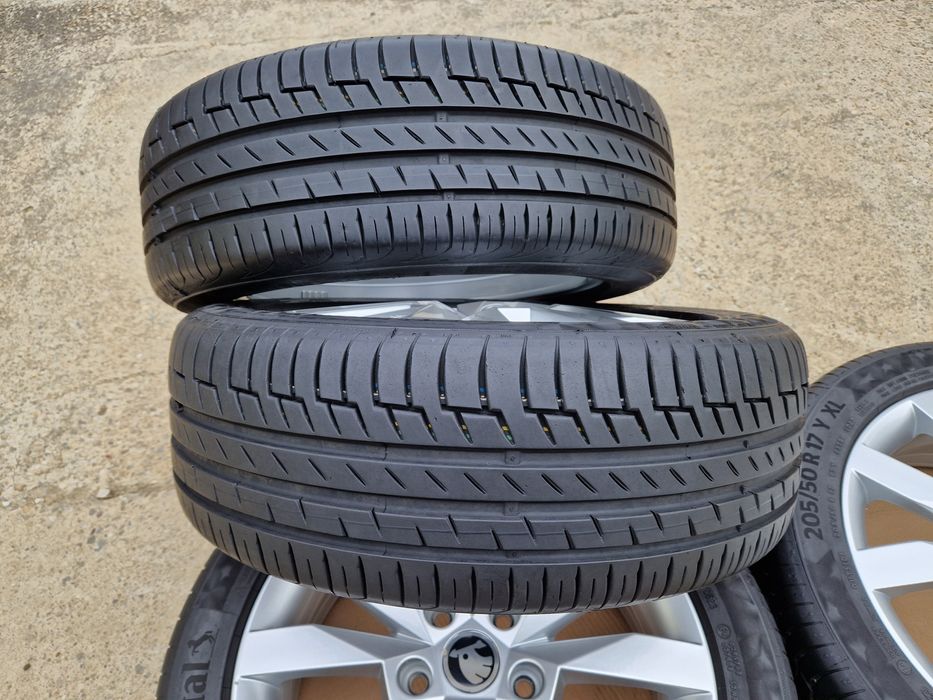 Roti/Jante 5x112 Skoda Octavia3 anvelope vara aprx Noi 205 50 17