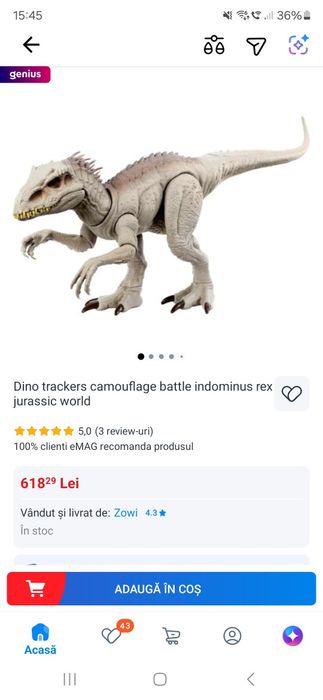 Dinozaur Indominus Rex