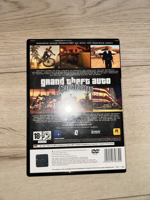Joc GTA San Andreas PS2