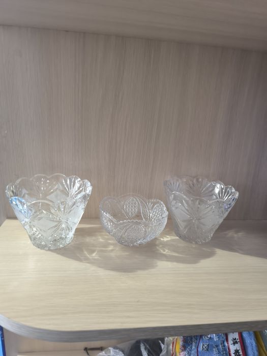 Продам советские салатницы ( хрусталь)