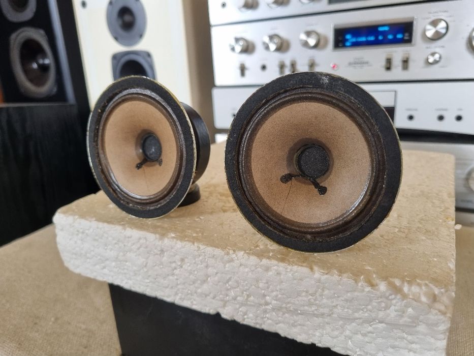 Set Difuzoare Medii Grundig. 4 ohms, 10 watts, 8,9 cm. Impecabile.