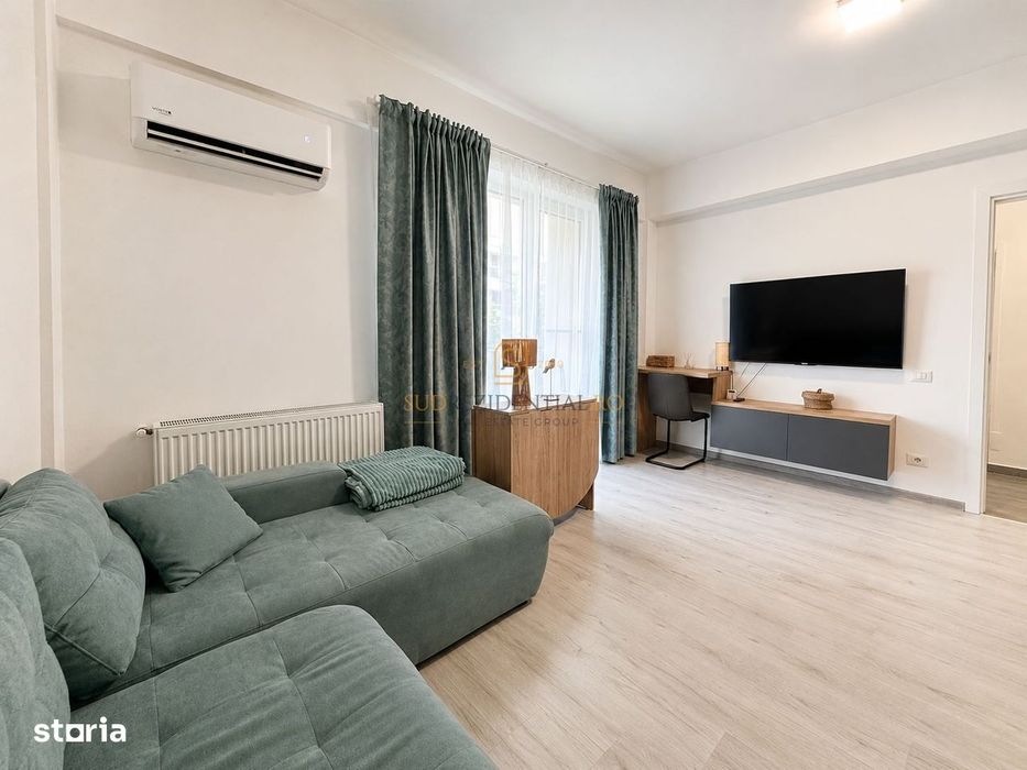 Inchiriere studio complet mobilat, loc de parcare -Str. Biruintei