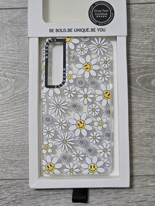 Carcasă Samsung Galaxy S25 – Transparentă, Subțire, flori de margarete