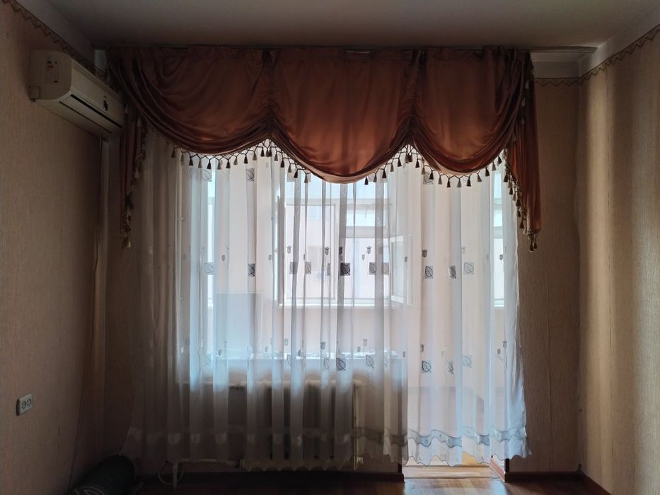 Занавеска в зал или широкую комнату на 3-3.5 метра
