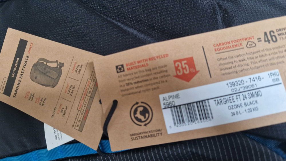 Rucsac GREGORY 24L ca thule salewa osprey deuter ski hiking tura