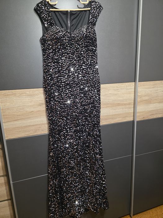 Официална рокля с паети