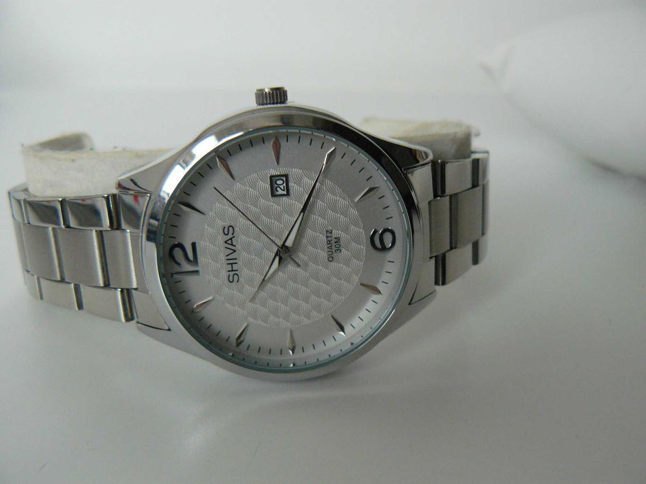Ceas Barbati SHIVAS A18833-204 White Original Quartz Nou In Cutie