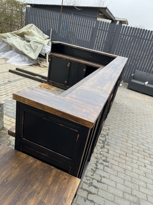 Comoda/ mobilier / receptie modulara stil industrial !Fier si lemn