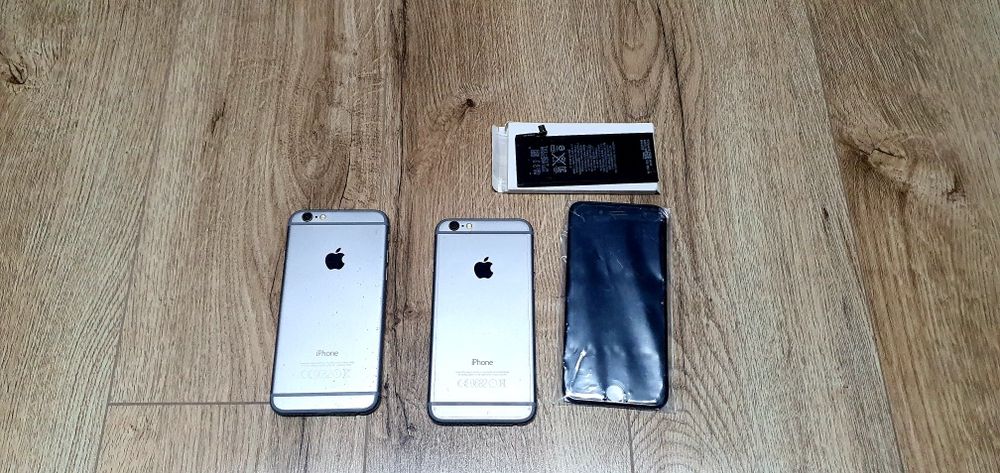 2 iphone 6 Ecran nou, baterie nouă  (Citește descriere) totul este 150