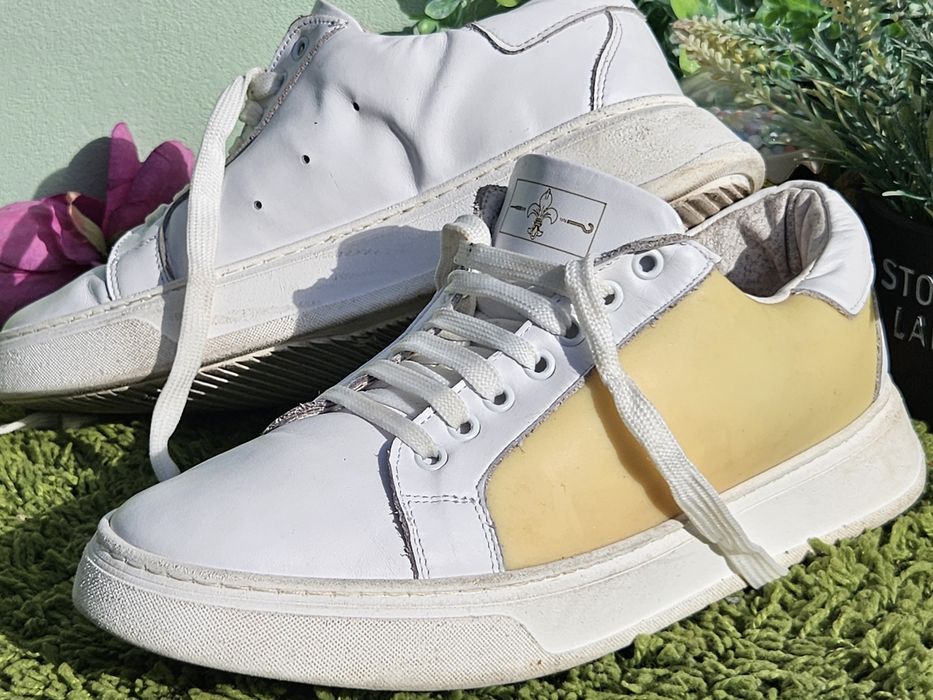 Италиански мъжки кецове от кожа N42