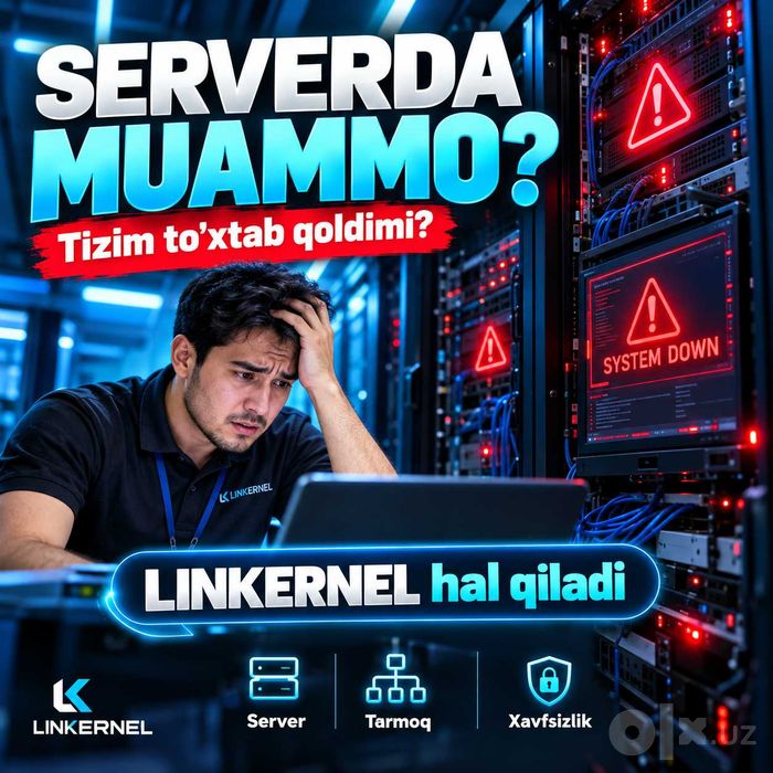 Server, tarmoq va IT infratuzilma xizmatlari