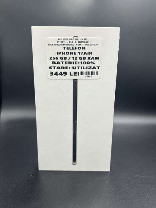 Iphone 17 air 256GB baterie 100% cod 25493