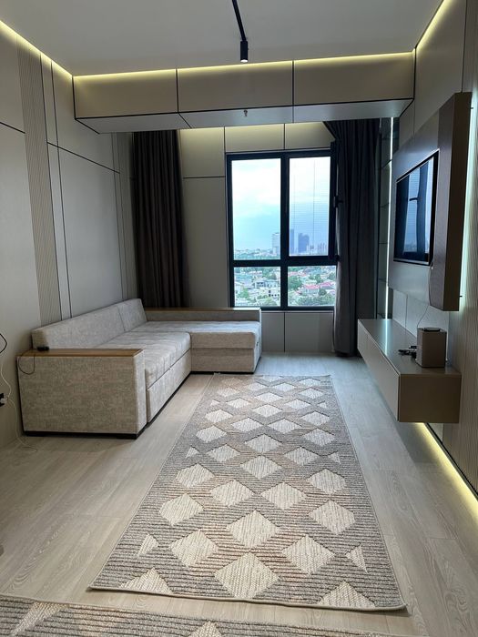 Аренда посуточно ЖК Modera Towers 2/16/24 47кв, вид на Tashkent City