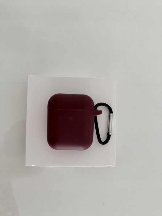 Apple AirPods 2 originale + cutie + cablu Lightning nou + husă silicon