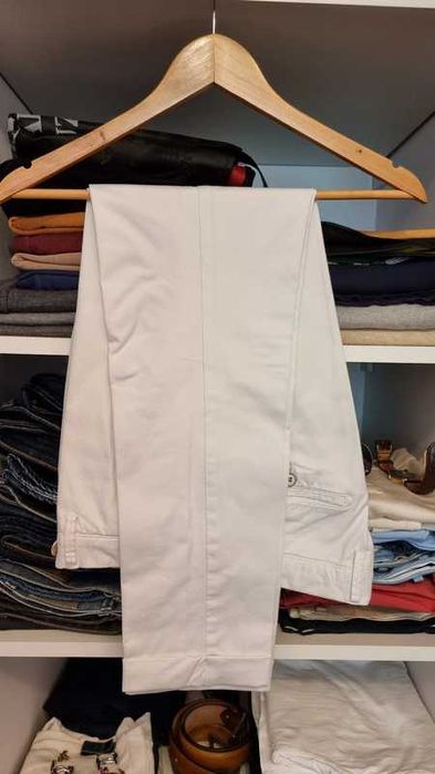 Pantaloni In Barbati Office Casual, Michael Coal, Italy, bej, mas. 46