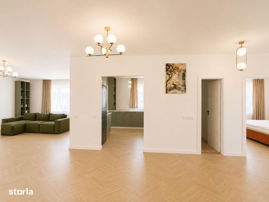 Apartament de lux-mobilat utilat 4 camere 2 bai 3 balcoane - RAHOVA