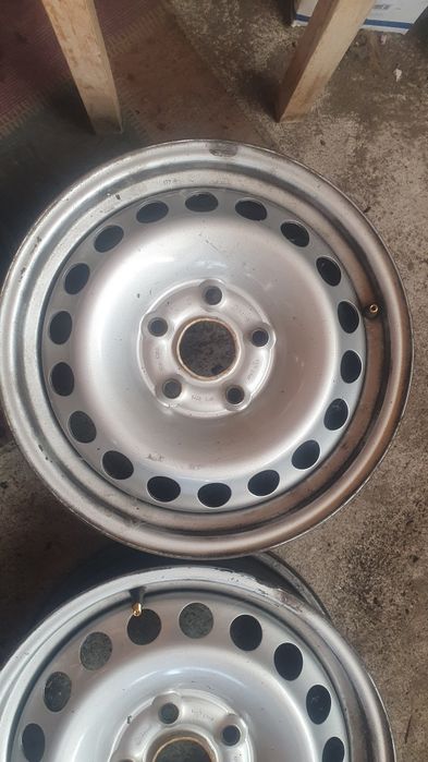 Jante tabla set 4 bucati 5x112 pe 15 Vw Skoda Seat Audi otel metal