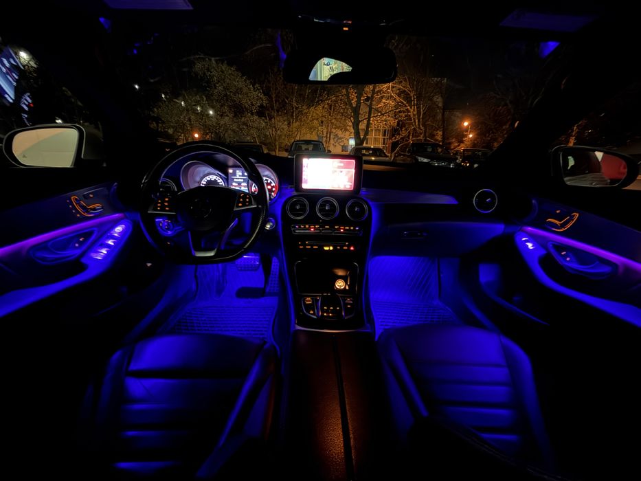 Амбиентно осветление + монтаж за Mercedes C Class W205 и GLC X253