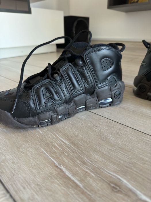 Ghete Nike Uptempo All Black marimea 40
