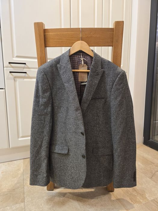 Costum premium - NEXT Tailoring - wool blend lână - slim fit