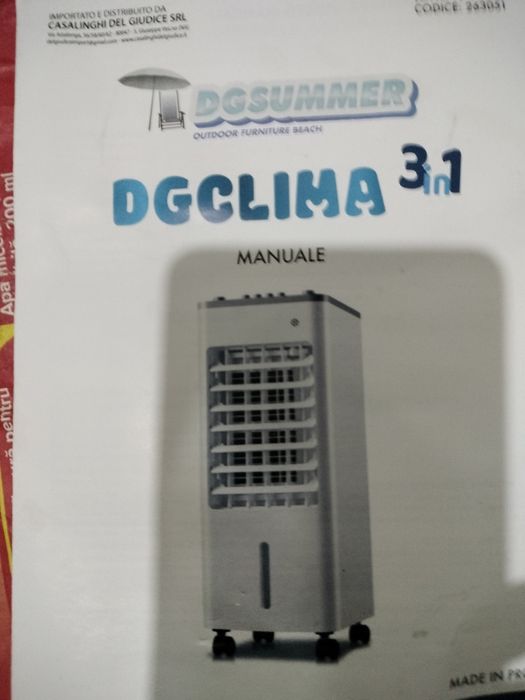 Aparat de RACIRE aer DG CLIMA 3 in 1