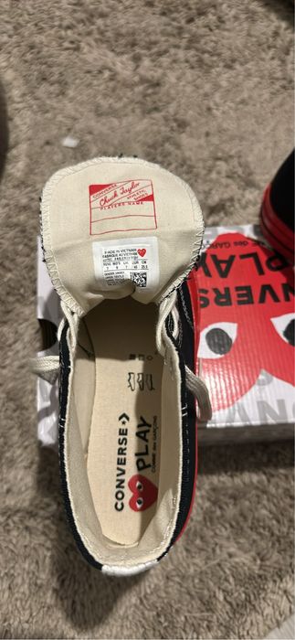 Comme des Garçons Play × Converse Chuck 70 High 'Black Red'