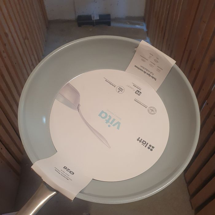 Tigaie inox cu strat ceramic antiaderent Ø28cm, Lätt Home