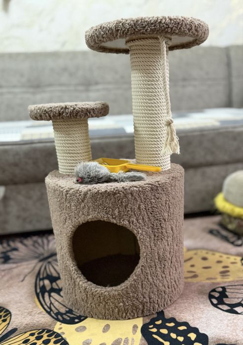 Домик для кошек котов с принадлежностями