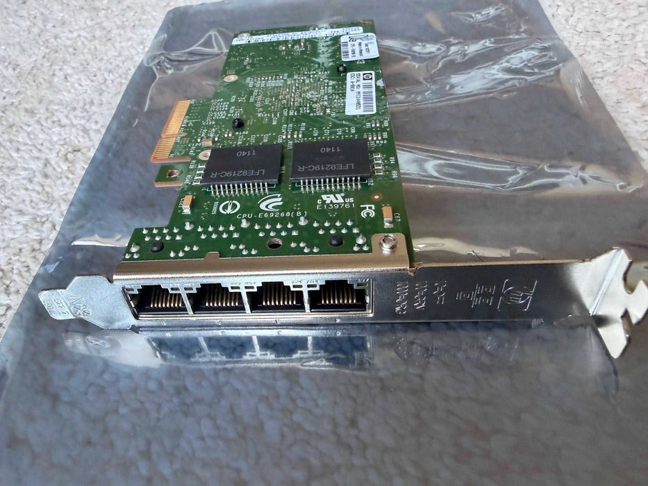 HP NC365T – 4 порта 1GbE RJ45 сървърна мрежова карта PCIe x4 – 59720-001