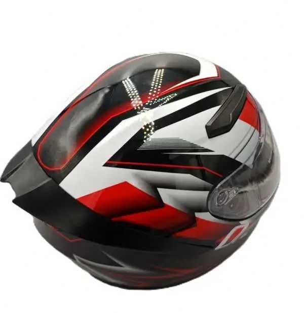 Комплект каска за мотор шлем и ръкавици