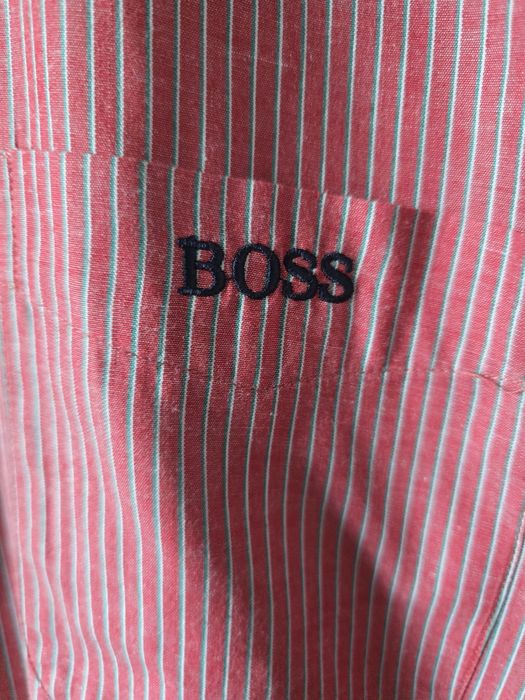 Оригинална мъжка риза с къс ръкав Hugo Boss