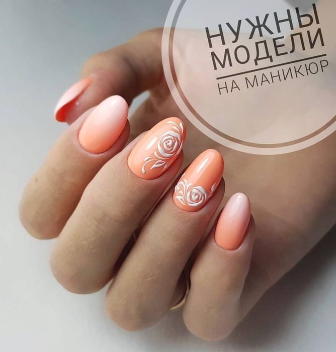 Маникюр гель лак.