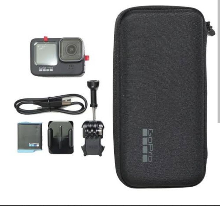 Go pro hero 9 black комплект с батерии и зарядно